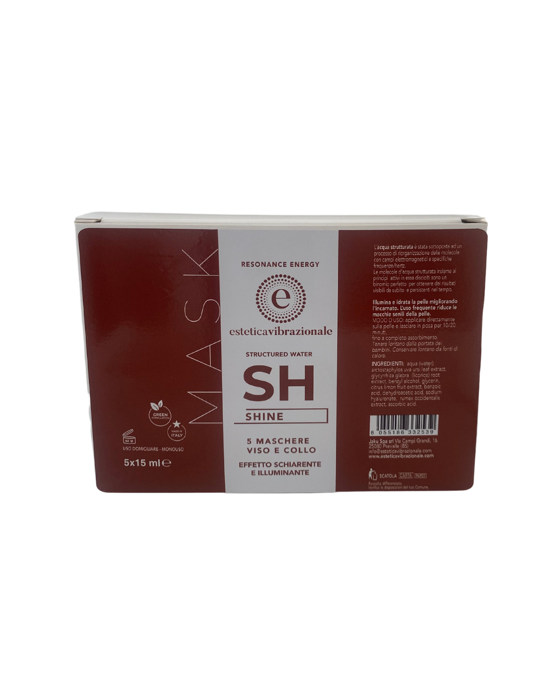 Set 5 maschere viso Shine